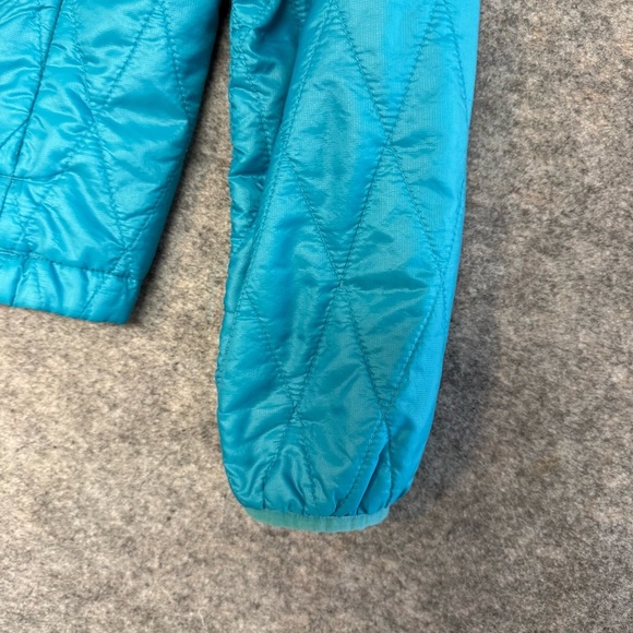 Patagonia Teal Quilted  Nano PrimaLoft  Zip Up Lightweight Jacket Size M - Picture 6 of 11